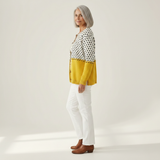 Selvya | Cardigan en maille vintage pour femme - vue de profil