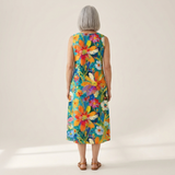 Sandra - robe fluide et confortable pour femme, silhouette légère et aérée