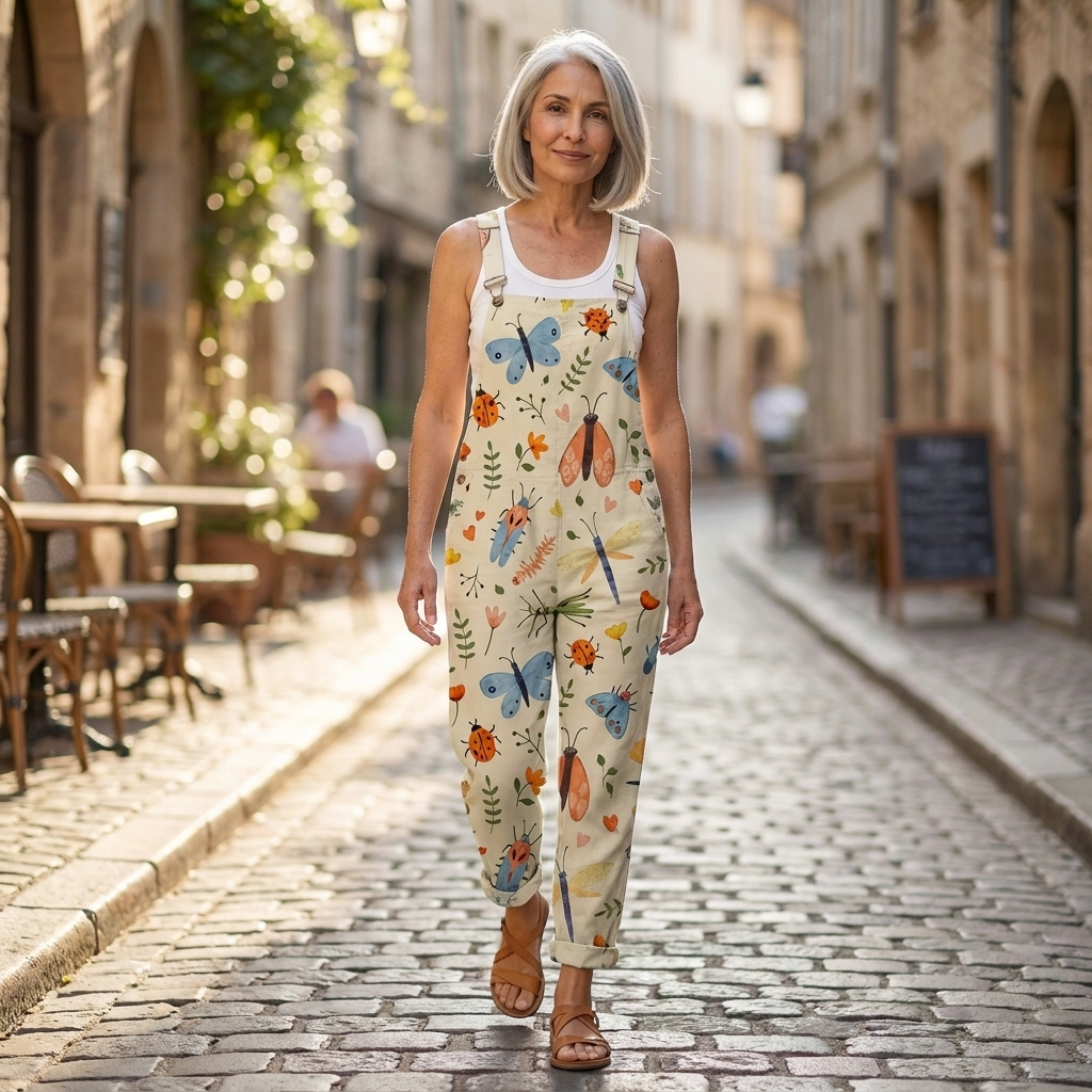 Florence - salopette imprimée pour femme, du S au 5XL
