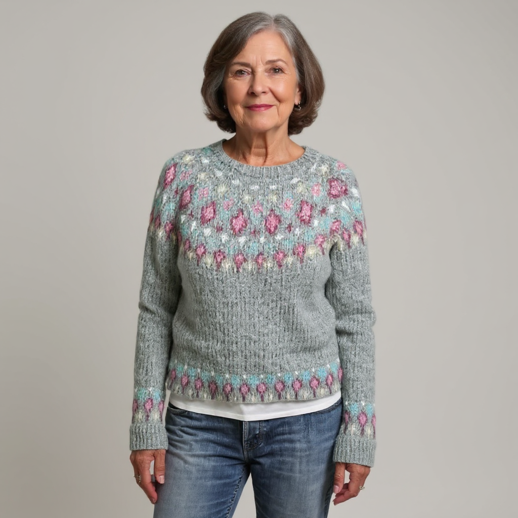 Julia | Pull en laine vintage