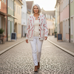 Lunara | Cardigan en maille vintage pour femme - en extérieur