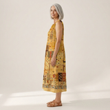 Fleur - robe fluide et confortable pour femme, portée en tenue d’été