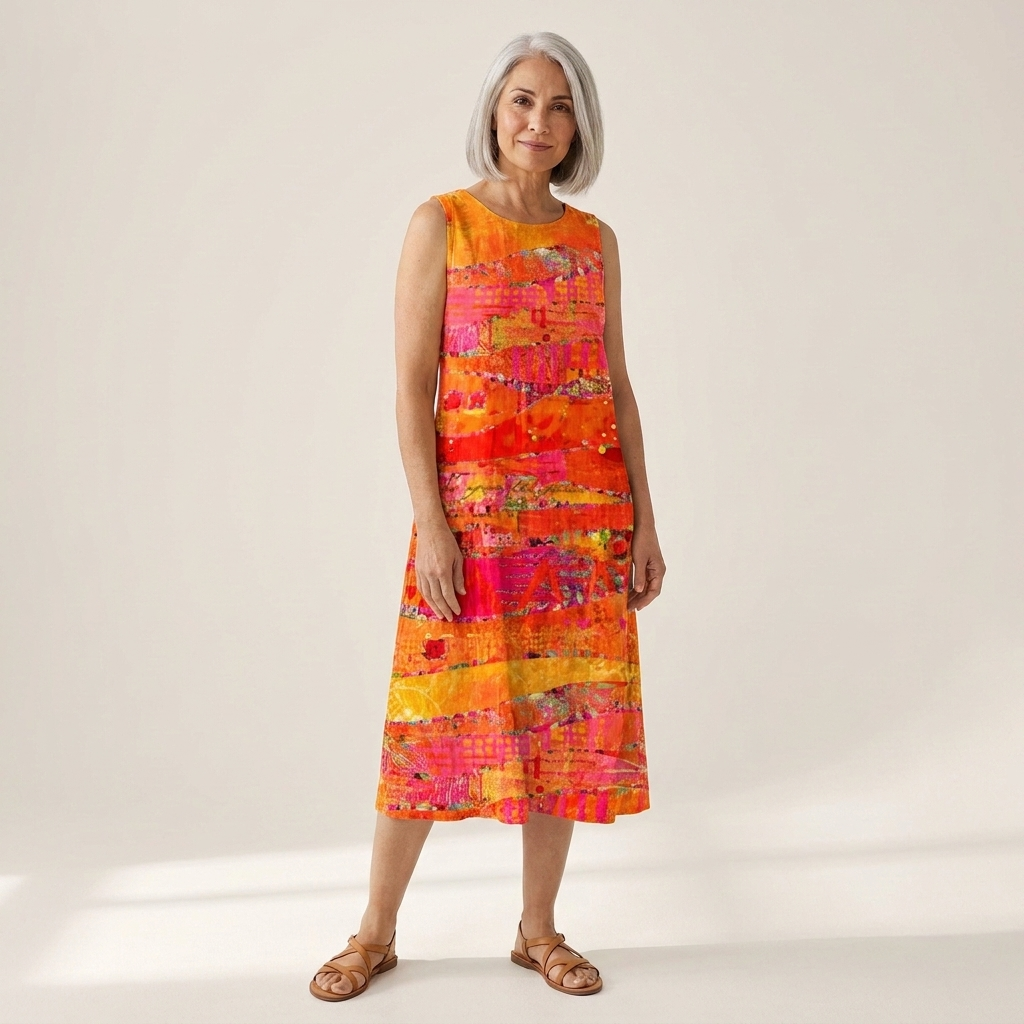 Ivy - robe fluide et confortable pour femme, coupe ample et décontractée
