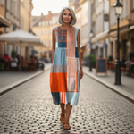 Françoise - robe fluide et confortable pour femme, tenue confortable au quotidien