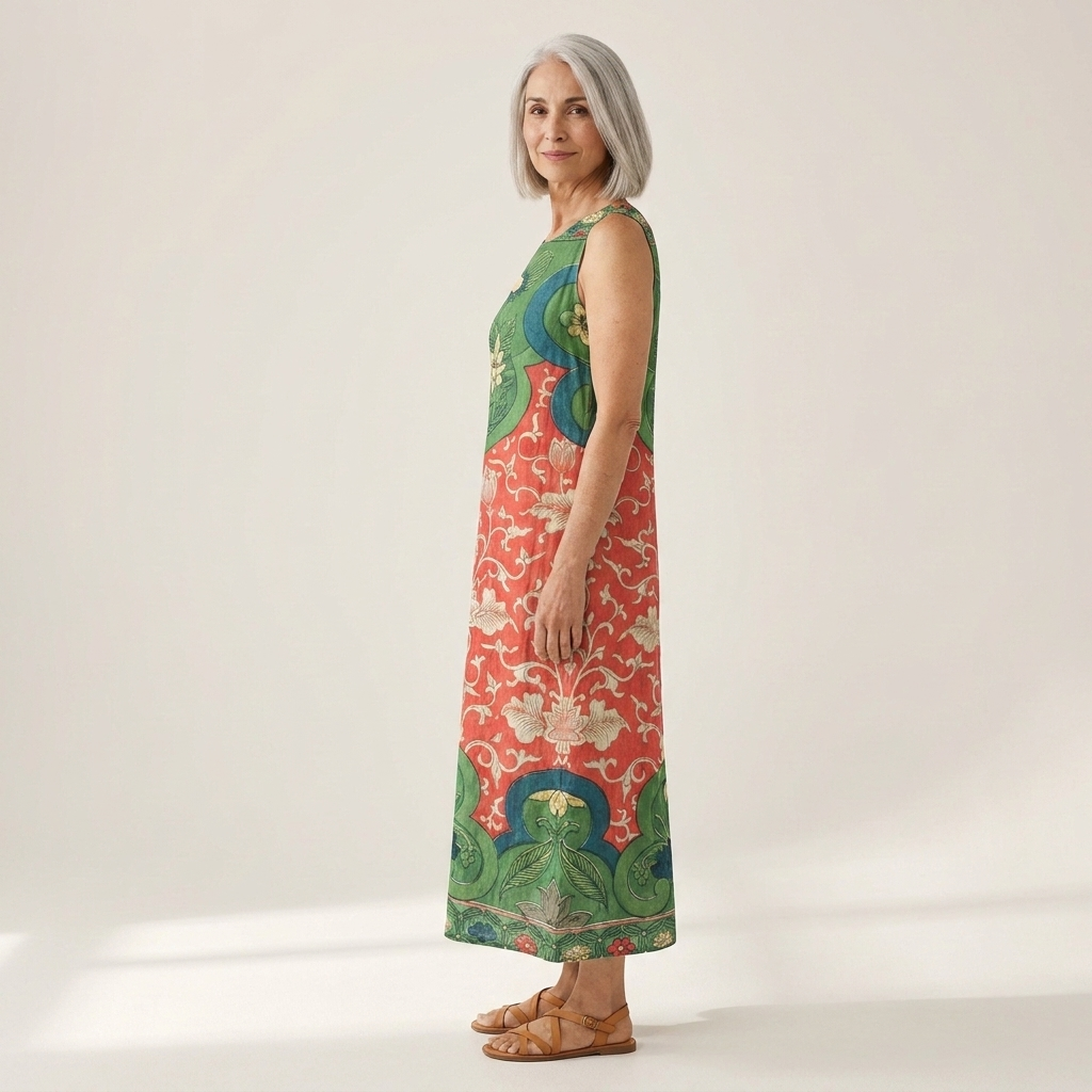 Amara - robe fluide et confortable pour femme, silhouette légère et aérée