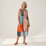 Françoise - robe fluide et confortable pour femme, coupe ample et décontractée