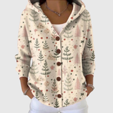 Luise | Gilet en tricot confortable avec capuche