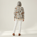 Althea | Cardigan en maille vintage pour femme - vue de dos