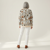 Althea | Cardigan en maille vintage pour femme - vue de dos