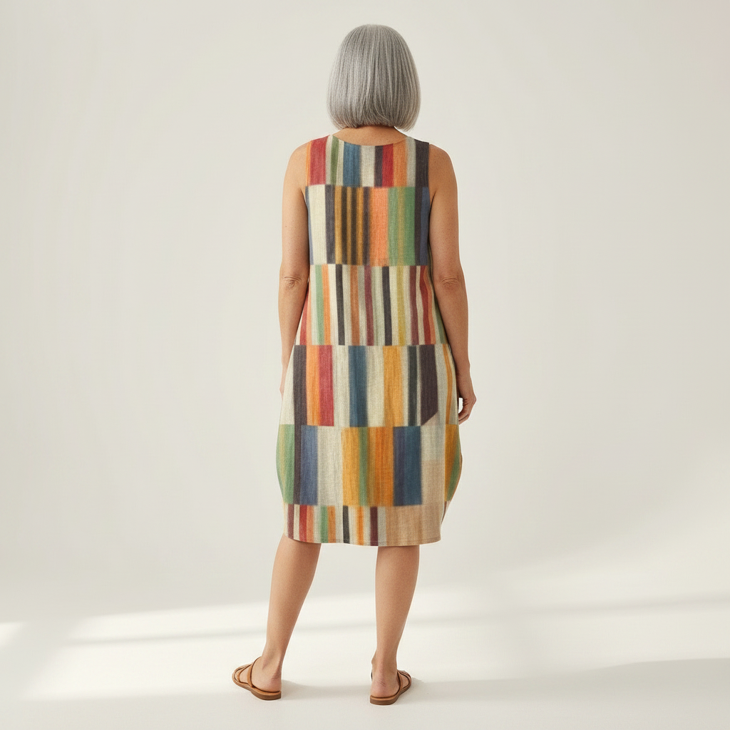 Frédérique - robe fluide et confortable pour femme, silhouette légère et aérée