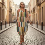 Frédérique - robe fluide et confortable pour femme, tenue confortable au quotidien