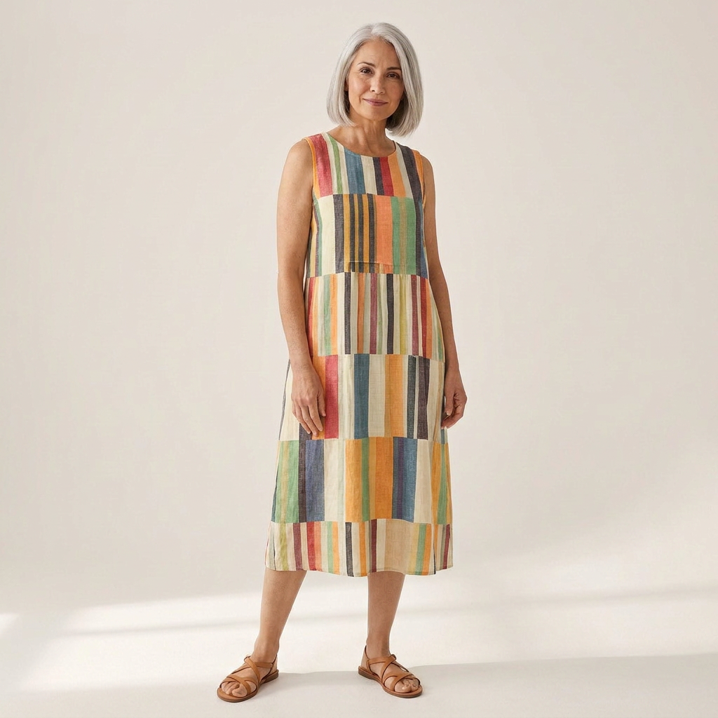 Frédérique - robe fluide et confortable pour femme, coupe ample et décontractée