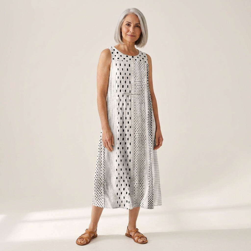 Thea - robe fluide et confortable pour femme, coupe ample et décontractée