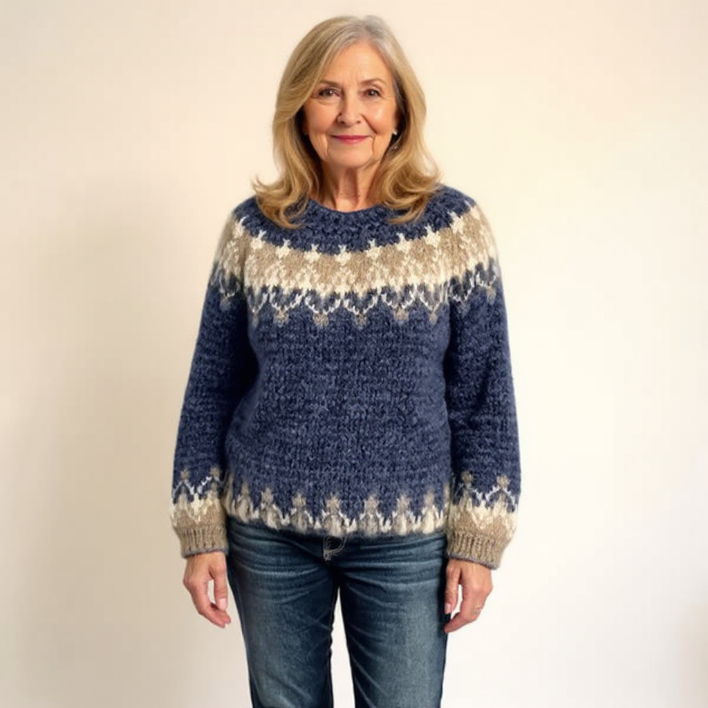 Angela | Pull en tricot vintage