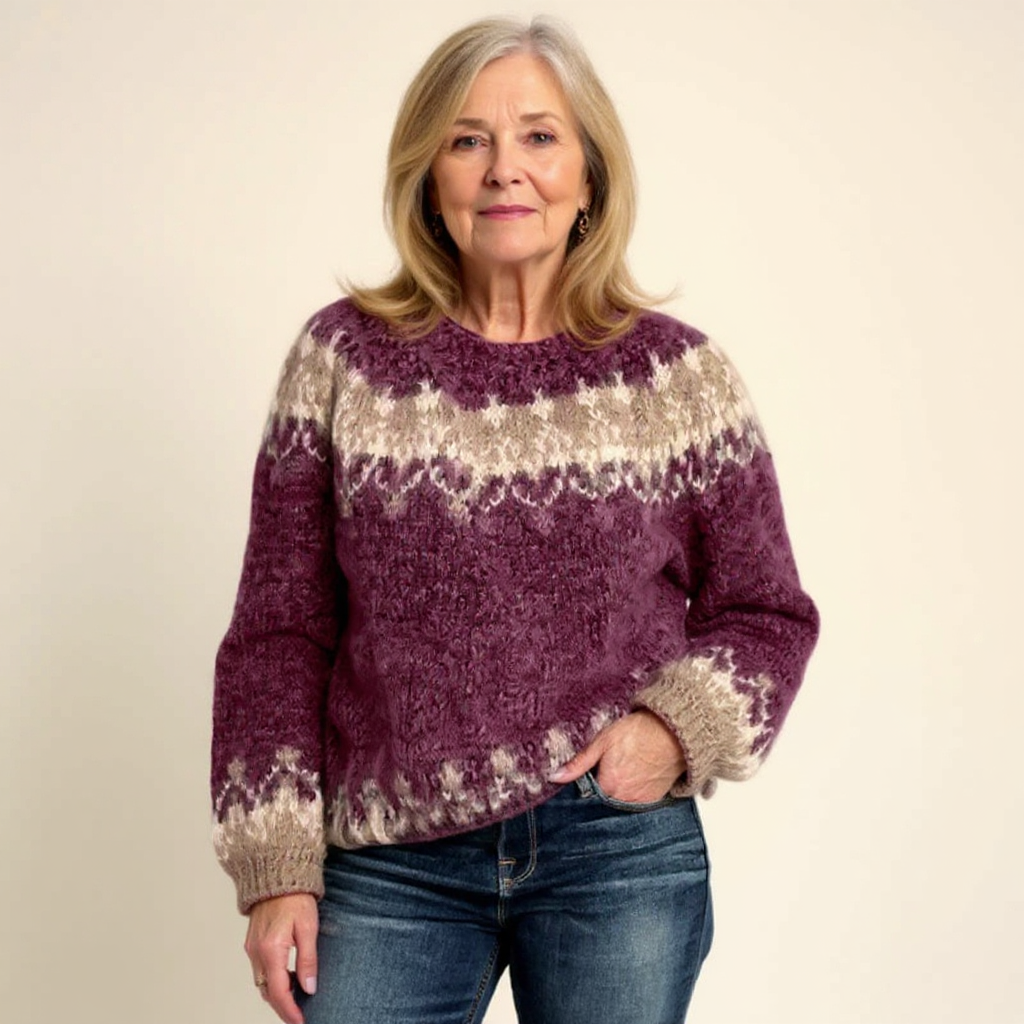 Angela | Pull en tricot vintage