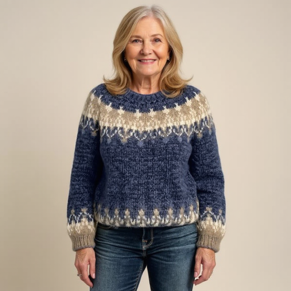 Angela | Pull en tricot vintage