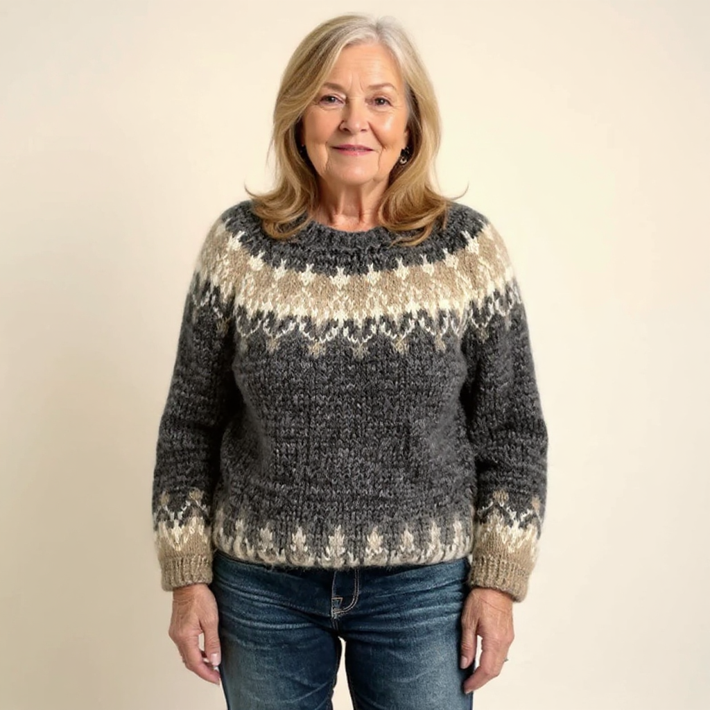 Angela | Pull en tricot vintage