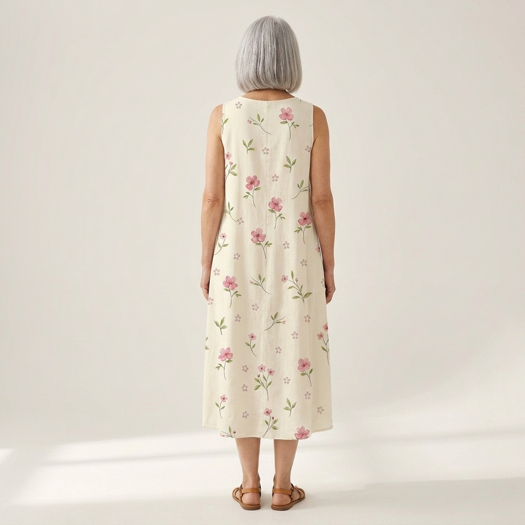 Esme - robe fluide et confortable pour femme, portée en tenue d’été