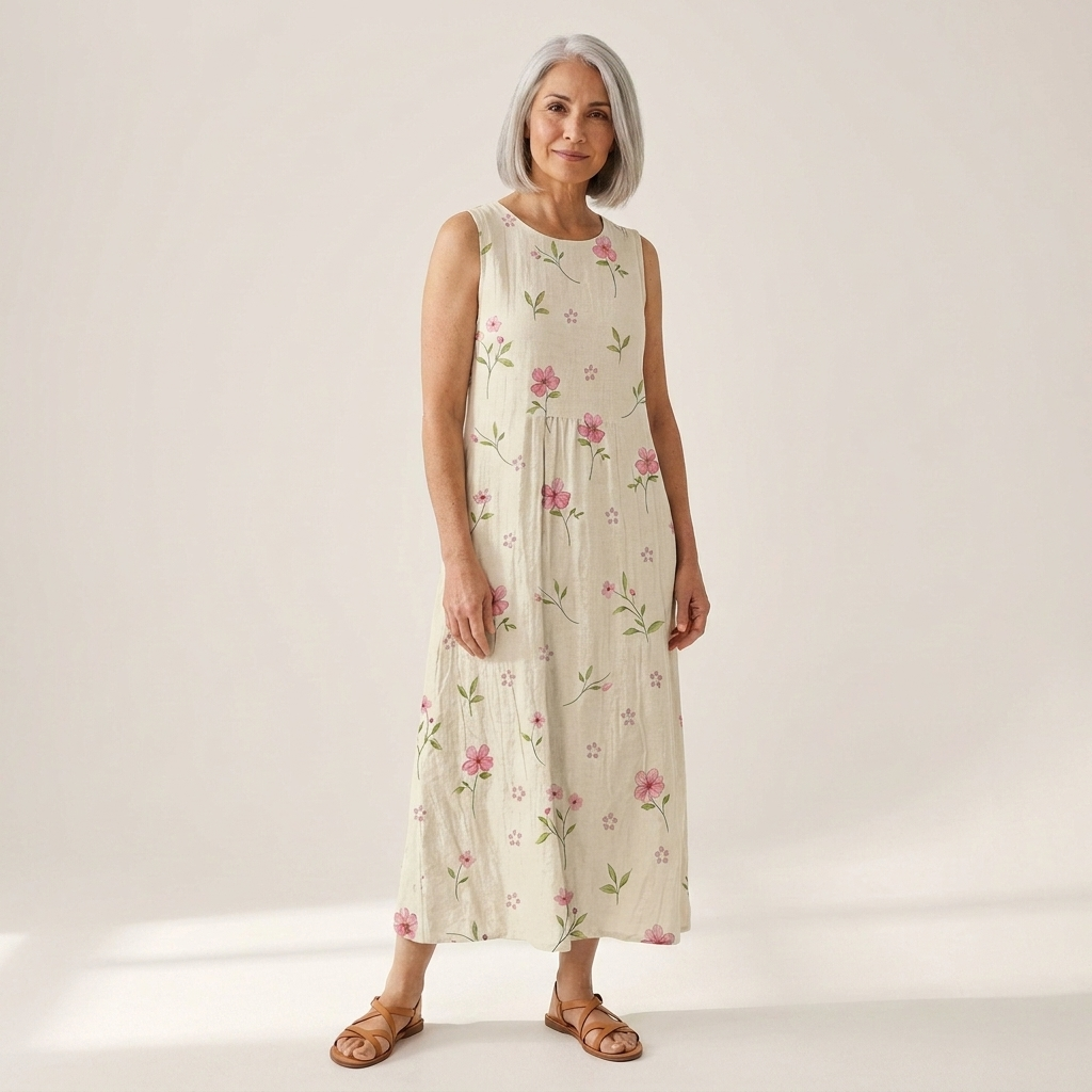 Esme - robe fluide et confortable pour femme, tenue confortable au quotidien