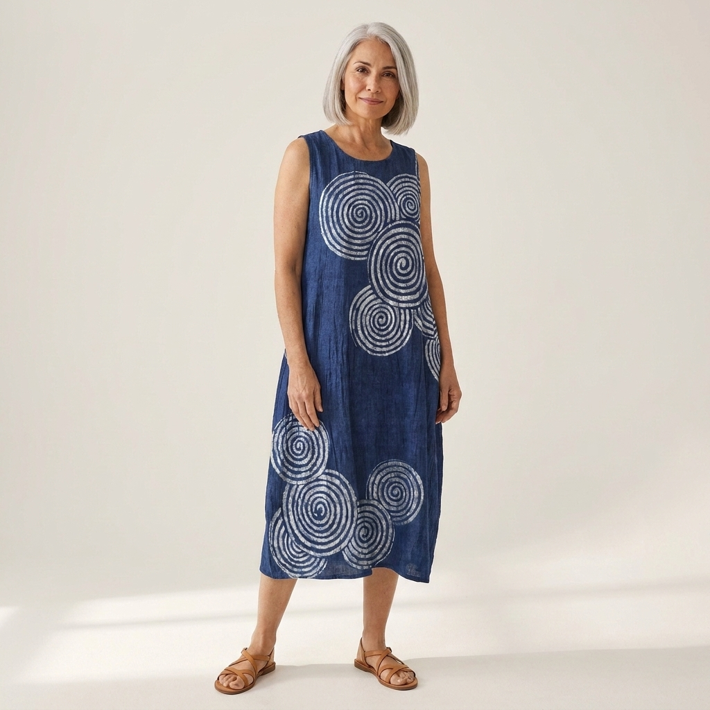 Gaëlle - robe fluide et confortable pour femme, coupe ample et décontractée