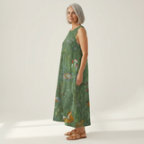 Lila - robe fluide et confortable pour femme, portée en tenue d’été