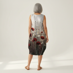 Gilberte - robe fluide et confortable pour femme, silhouette légère et aérée
