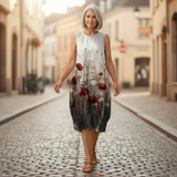 Gilberte - robe fluide et confortable pour femme, tenue confortable au quotidien