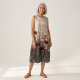 Gilberte - robe fluide et confortable pour femme, coupe ample et décontractée
