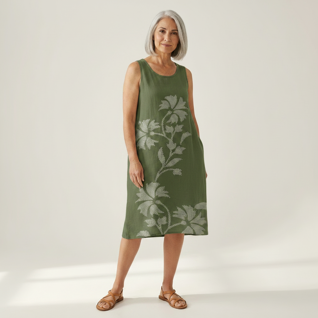 Hortense - robe fluide et confortable pour femme, coupe ample et décontractée