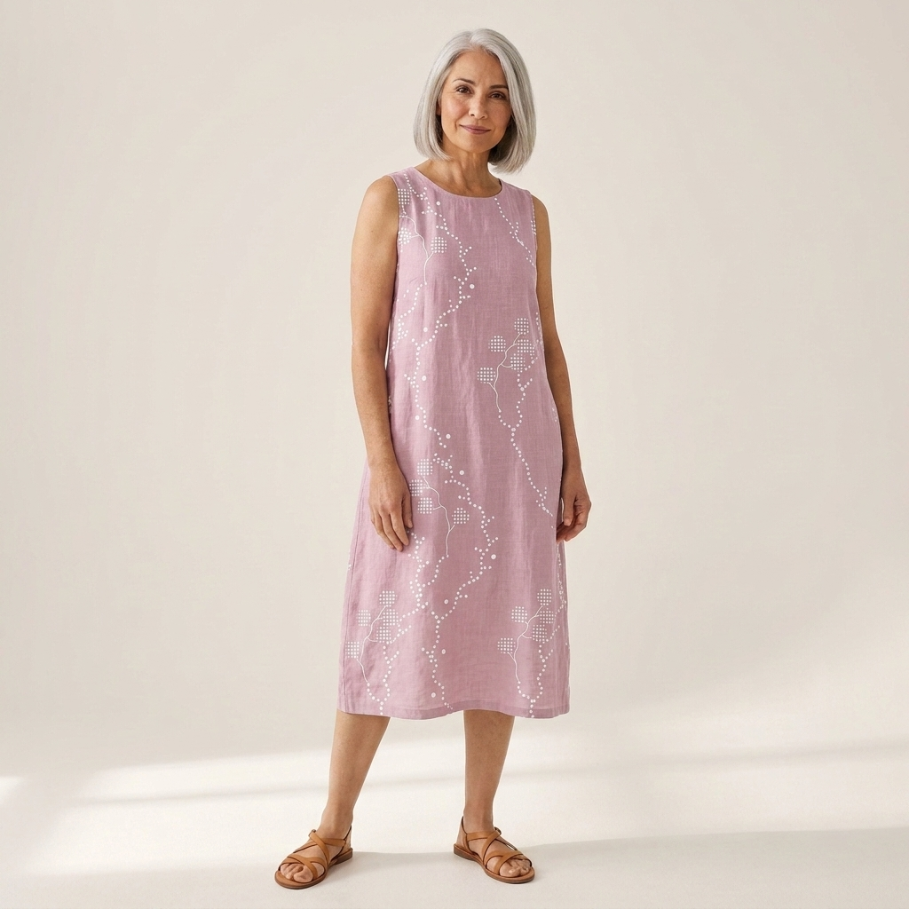 Jacqueline - robe fluide et confortable pour femme, coupe ample et décontractée