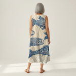 Justine - robe fluide et confortable pour femme, silhouette légère et aérée