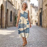 Justine - robe fluide et confortable pour femme, tenue confortable au quotidien