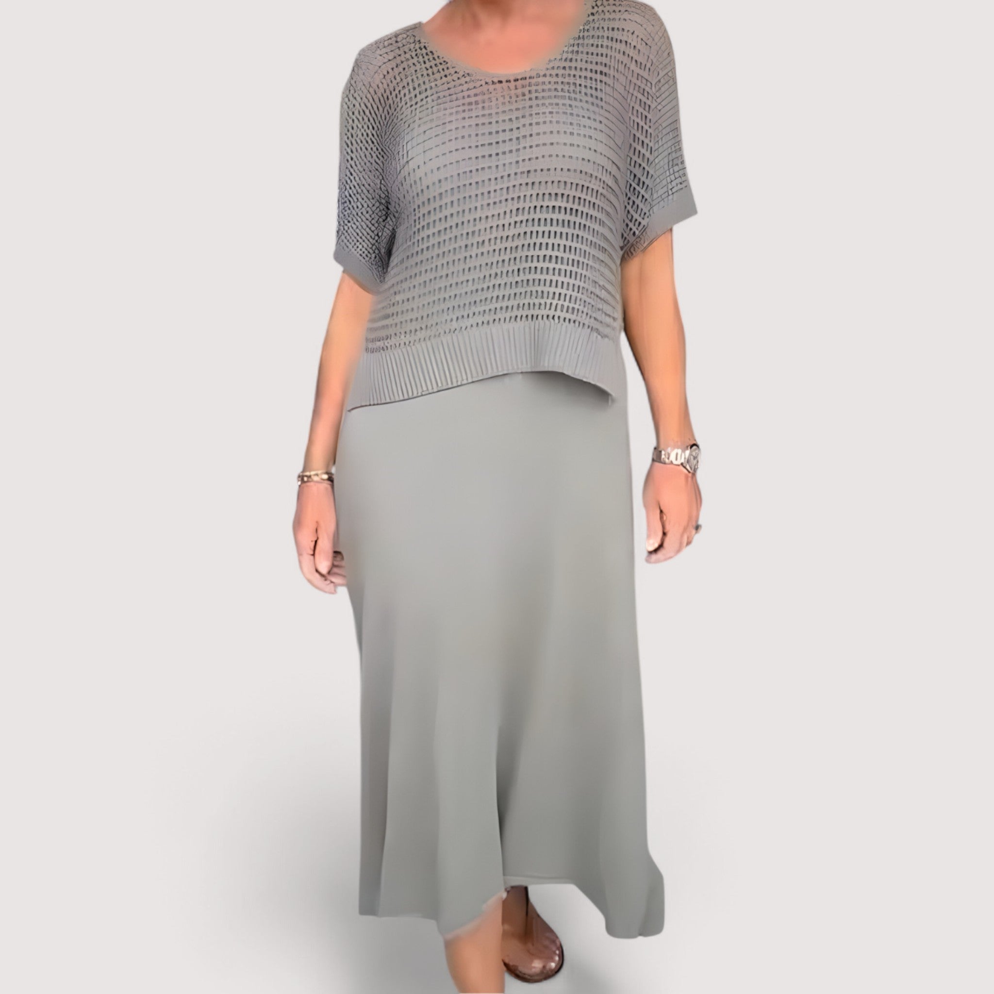 Claudia™ | Robe d'été avec haut en tricot