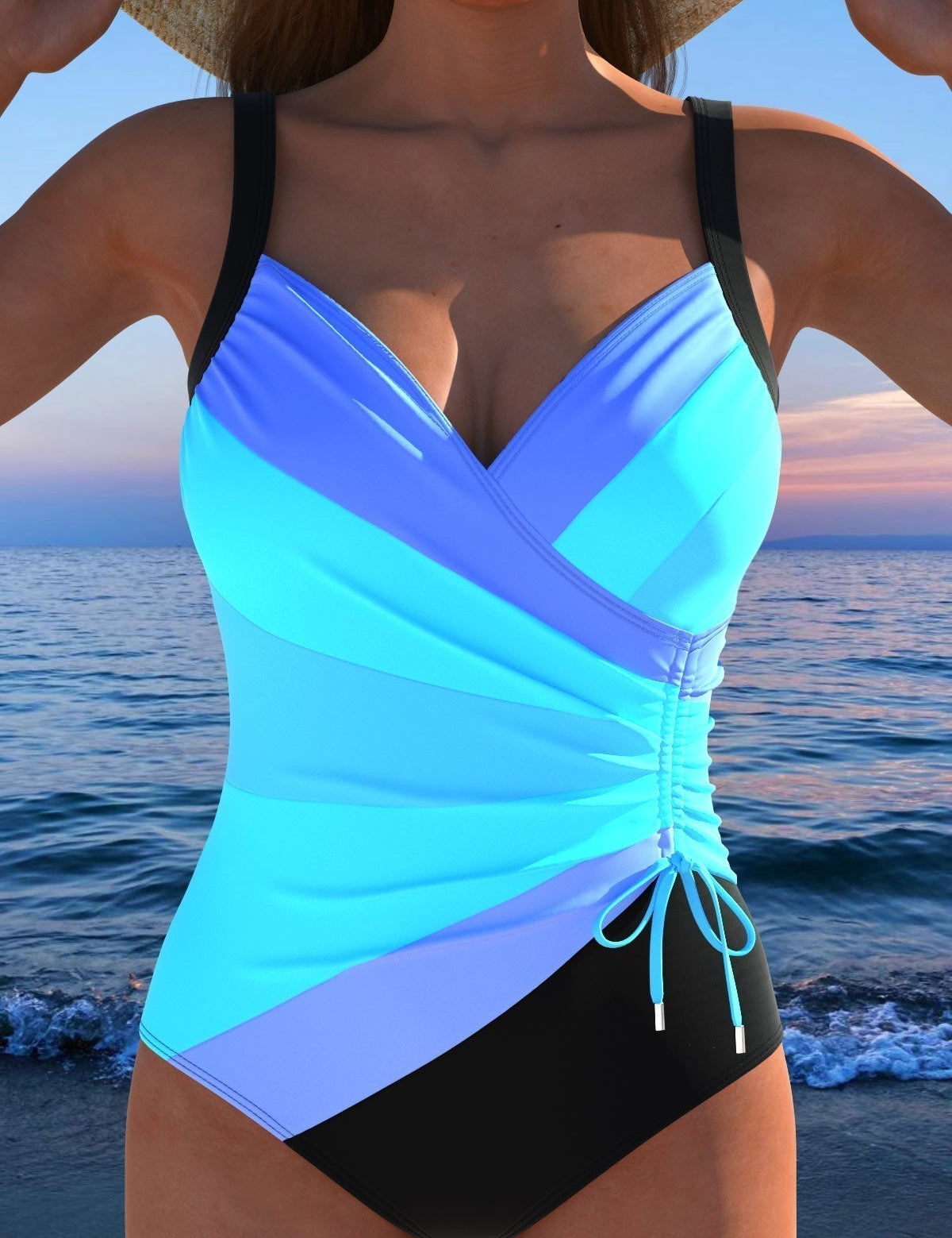 Éloria – Maillot de bain élégant à imprimé coloré