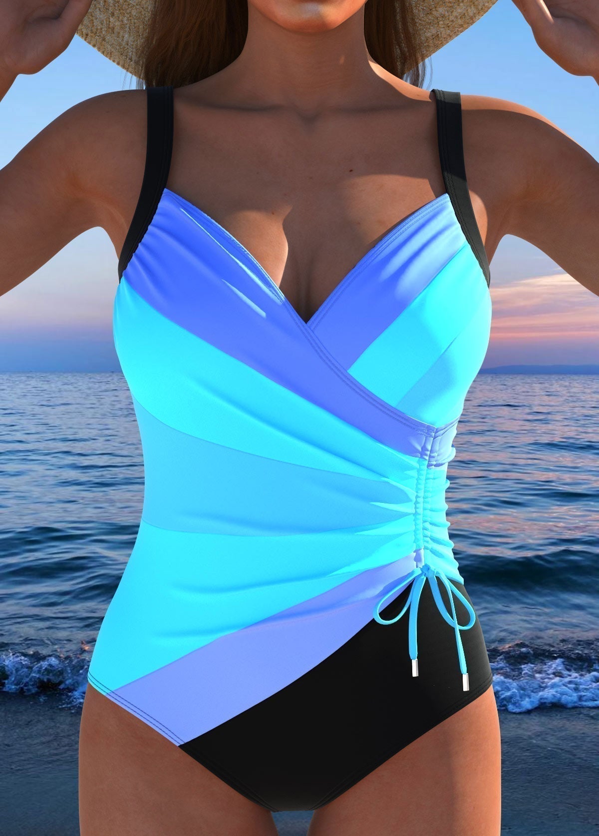 Éloria – Maillot de bain élégant à imprimé coloré - vue 3