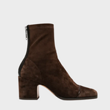 Aline - Bottines en daim à talon