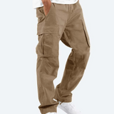 Drylan Pantalon Cargo Homme Coupe Classique – Mélange Coton Durable avec Design Multi-Poches
