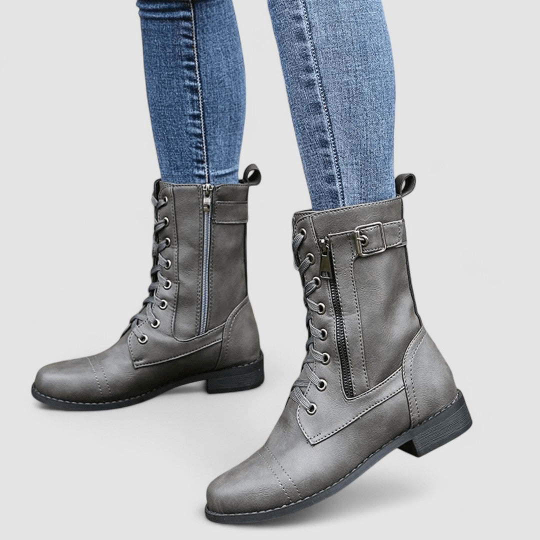 Tiphaine - Bottes western à boucles