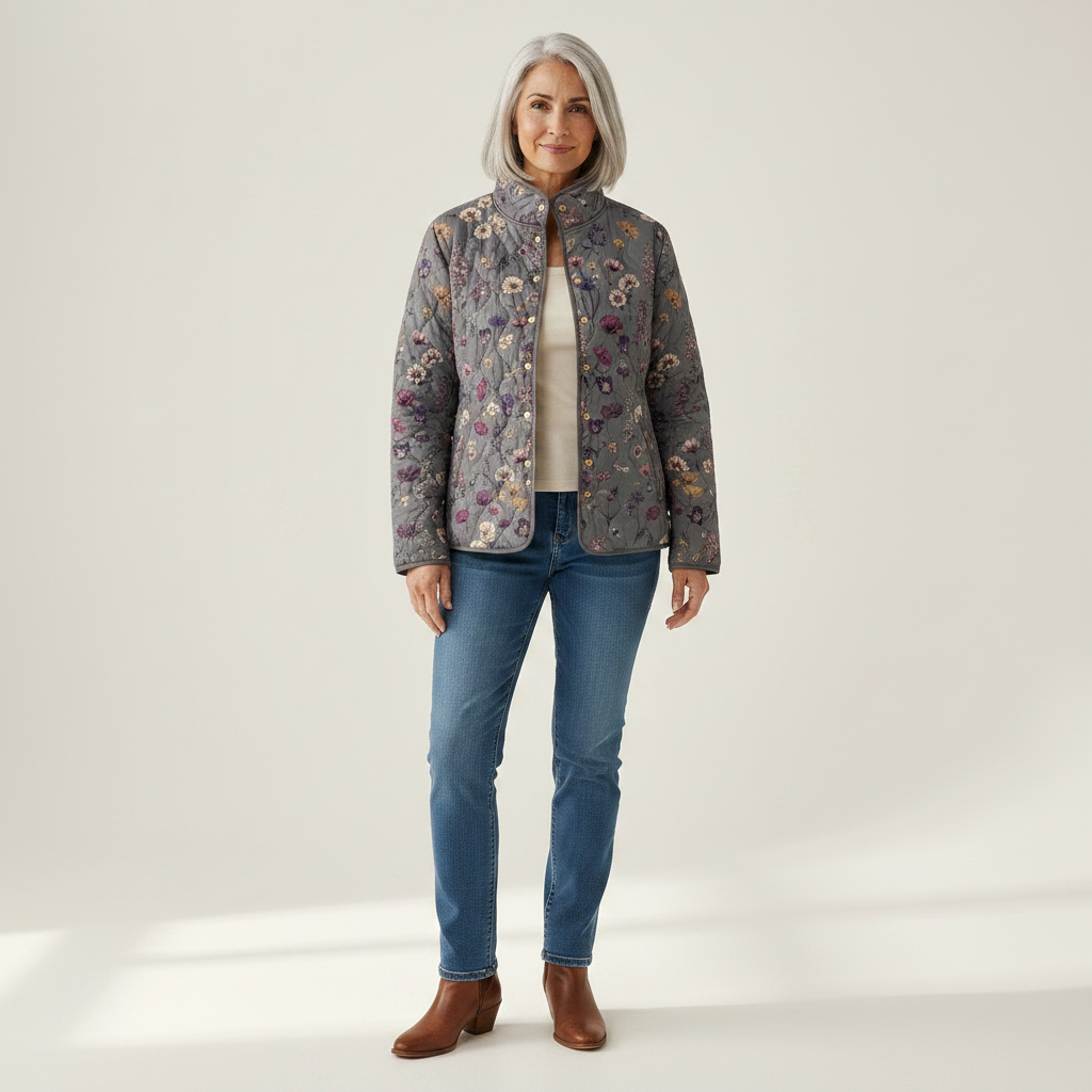 Lucette – Veste matelassée - vue de face