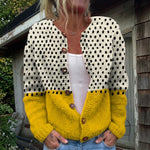 Selvya | Cardigan en maille vintage pour femme - AMORA MODE