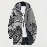 Mathilda – Manteau à motif ondulé