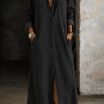 Delana - robe en denim à boutons pour femme - vue 5