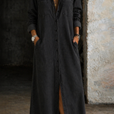 Delana - robe en denim à boutons pour femme - vue 5