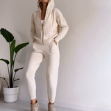 Elodie Ensemble Hiver Femme – Tenue Chaude Deux-Pièces avec Tissu Doux & Style Élégant