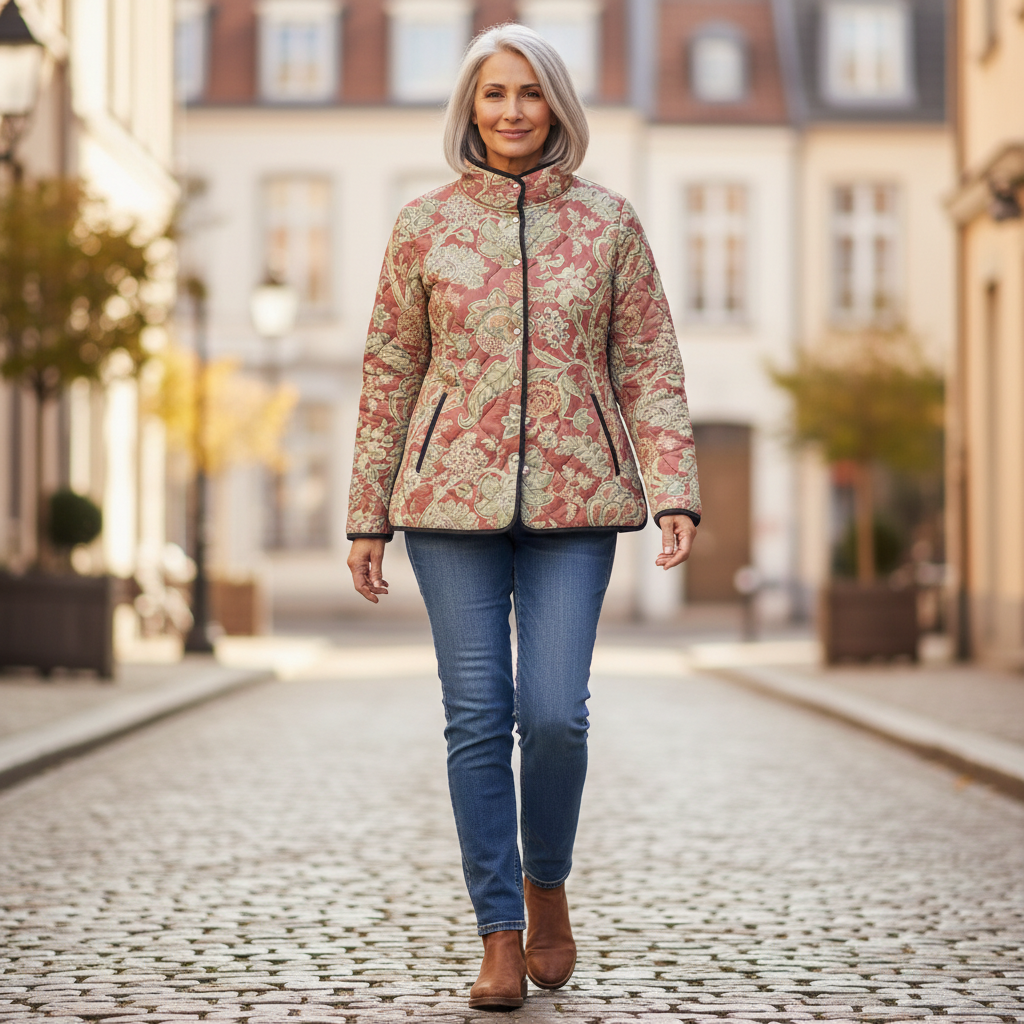 Violaine – Veste matelassée - en extérieur