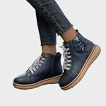 Ivonne - Bottines orthopédiques en cuir à la cheville