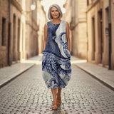 Lucienne - robe fluide et confortable pour femme, tenue confortable au quotidien