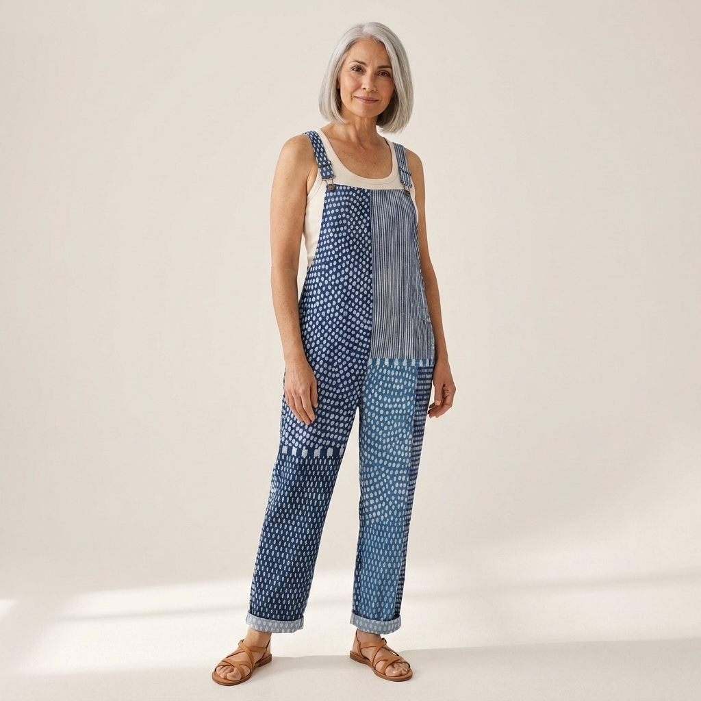 Delphine - salopette imprimée pour femme, du S au 5XL
