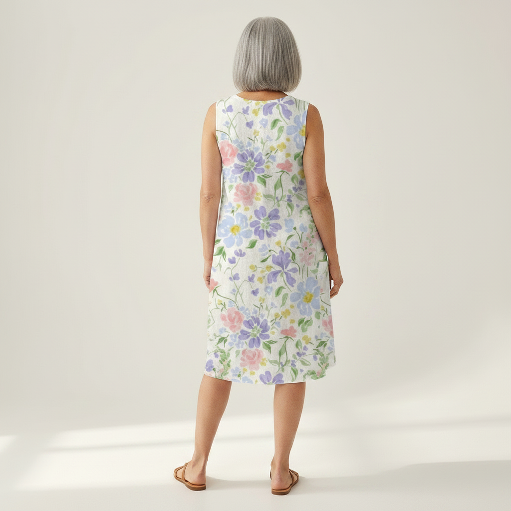Maëlle - robe fluide et confortable pour femme, silhouette légère et aérée