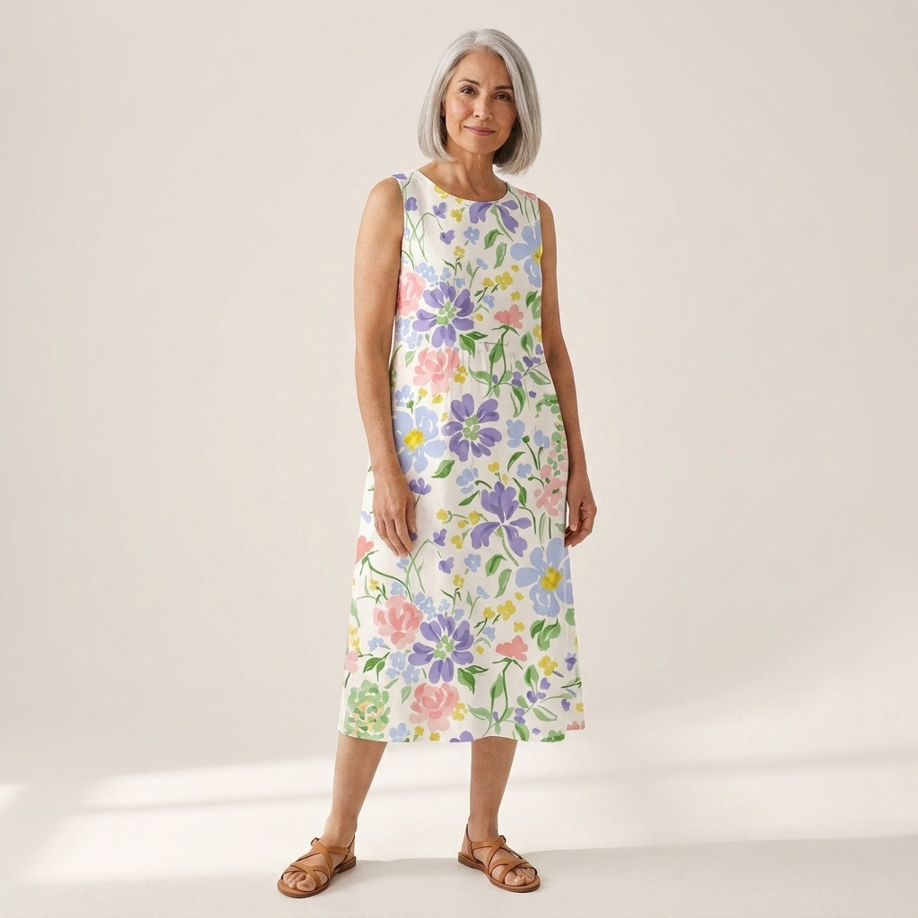 Maëlle - robe fluide et confortable pour femme, coupe ample et décontractée